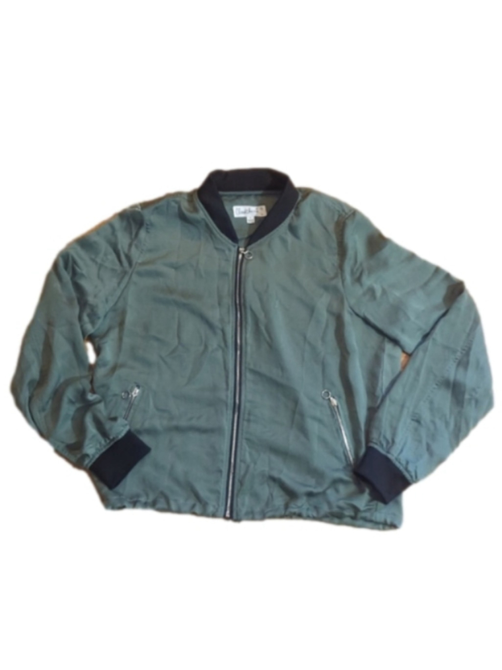 Cloud Chaser Olive Bomber Jacket Large